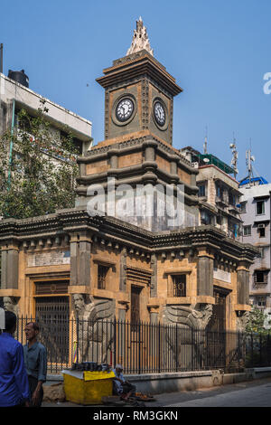 Bomanjee Hormarjee Wadia Clock Tower, Mumbai, Maharashtra, India, Asia Foto Stock