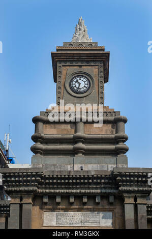 Bomanjee Hormarjee Wadia Clock Tower, Mumbai, Maharashtra, India, Asia Foto Stock