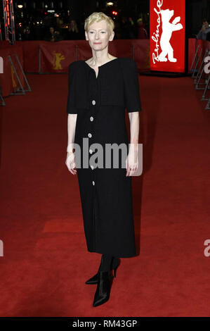 Berlino, Germania. 12 Feb, 2019. Tilda Swinton frequentando il 'L' di Souvenir premiere alla sessantanovesima Festival Internazionale del Cinema di Berlino/Berlinale 2019 allo Zoo Palast Febbraio 12, 2019 a Berlino, Germania. | Utilizzo di credito in tutto il mondo: dpa/Alamy Live News Foto Stock