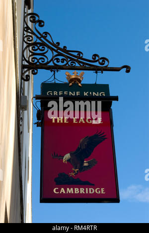 La Eagle pub Cambridge Foto Stock