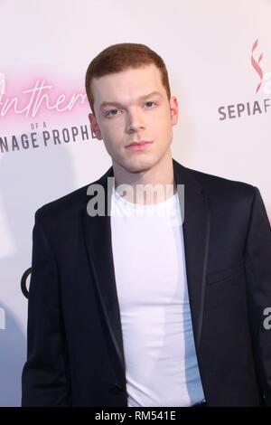 Premiere di "Inno di un Profeta adolescenti" tenutasi presso la Cinese TCL 6 teatri di Los Angeles, California. Dotato di: Cameron Monaghan dove: Los Angeles, California, Stati Uniti quando: 11 Gen 2019 Credit: WENN.com Foto Stock