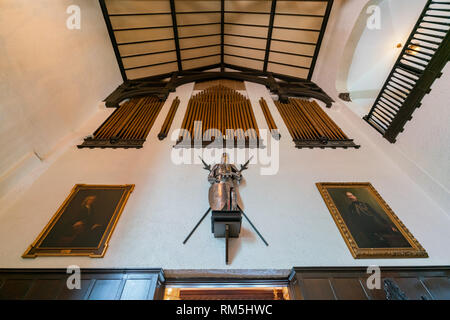 Toronto, SEP 29: Lobby della famosa Casa Loma il Sep 29, 2018 a Toronto, Canada Foto Stock