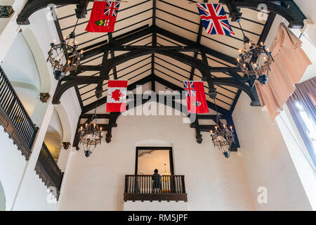 Toronto, SEP 29: Lobby della famosa Casa Loma il Sep 29, 2018 a Toronto, Canada Foto Stock