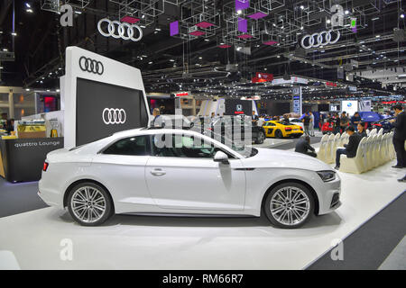 NONTHABURI - novembre 28: Audi A5 Coupe auto sul display al trentacinquesimo Thailandia International Motor Expo il 28 novembre 2018 a Nonthaburi, Tailandia. Foto Stock