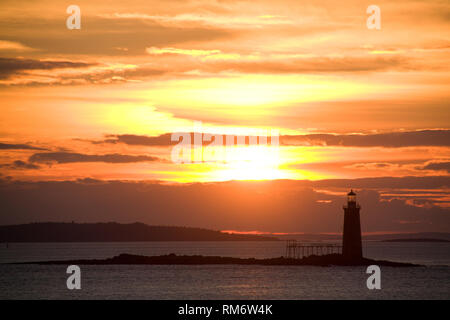 Cape Elizabeth, Cumberland County, Maine, Stati Uniti d'America Foto Stock