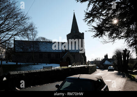 La Chiesa di San Pietro, Shorwell, Isle of Wight, Inghilterra, Regno Unito. Foto Stock