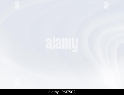 Immagine astratta di curva, offuscata e soft bianca e linee di colore grigio chiaro su sfondo chiaro. Effetto ondulatorio, copia dello spazio. Foto Stock