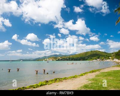 Costa in Yabucoa, costa orientale di Puerto Rico, STATI UNITI D'AMERICA Foto Stock