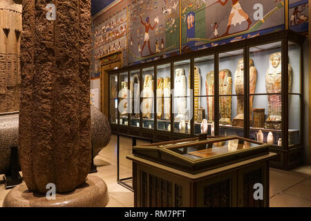 Antico Egitto il display del Kunsthistorisches Museum di Vienna, Austria Foto Stock