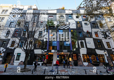 Kunst Haus Wien, Museo Hundertwasser a Vienna, in Austria Foto Stock