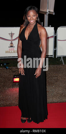 Dic 10, 2014 - Jamelia partecipando a una notte di eroi: i militari Sun Awards - Red Carpet gli arrivi al National Maritime Museum di Londra Foto Stock