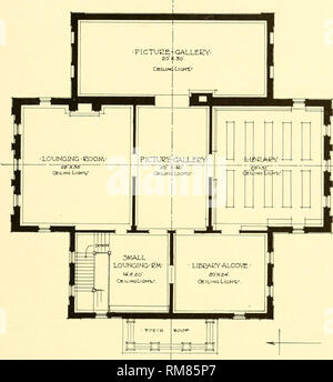 . Relazione annuale - New York Zoological Society. Zoologia. Tredicesima REPOR annuale a "L" 39. Secondo piano piano. I piani di massa del nuovo edificio amministrativo. Dipartimento Foreste. Il lavoro più importante di questo reparto è stato nell'ele- phant House Yard e classificando i giardini adiacenti al Concourse e approccio. Un grande lavoro è stato fatto verso lo sterminio di insetti e altri parassiti della struttura con una fiera de- d efinizione di successo, e la cura e la protezione delle foreste del Parco sono stati continuati.. Si prega di notare che queste immagini vengono estratte dalla pagina sottoposta a scansione di immagini che possono essere state dig Foto Stock