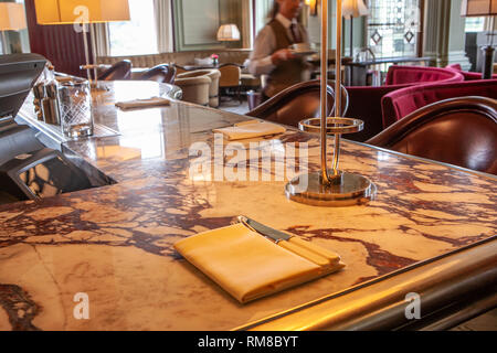 Lounge Bar a Gleneagles Hotel, Scotland, Regno Unito Foto Stock