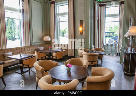 Lounge Bar a Gleneagles Hotel, Scotland, Regno Unito Foto Stock