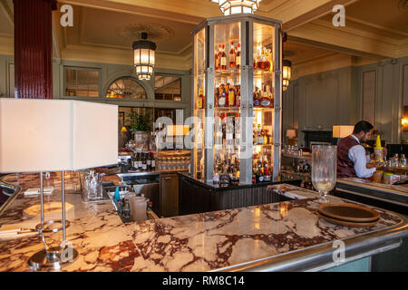 Lounge Bar a Gleneagles Hotel, Scotland, Regno Unito Foto Stock