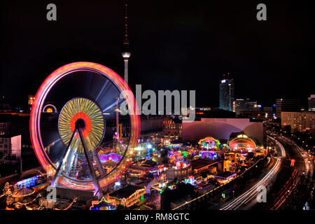 Berlino Mercatini di Natale Foto Stock