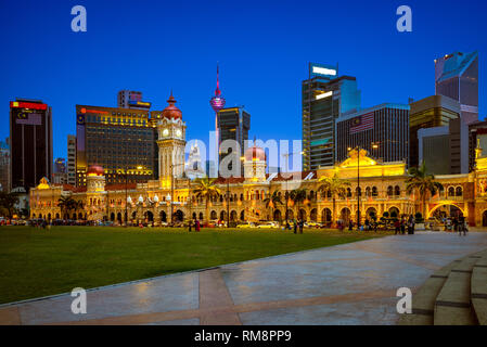 Palazzo Sultano Abdul Samad di Kuala Lumpur in Malesia Foto Stock