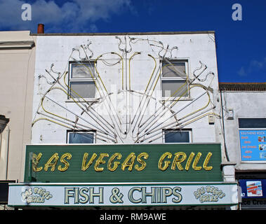 Las Vegas Grill, Southend, frutti di mare, 46 Marine Parade, Southend-on-Sea SS1 2EN Foto Stock