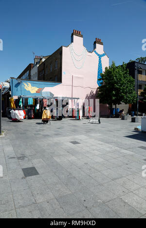 Il murale sulla Deptford High Street, Deptford, London, Regno Unito Foto Stock