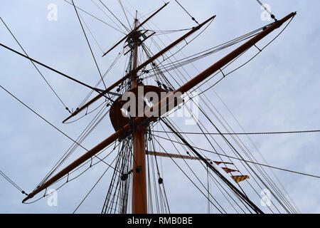 Portsmouth Historic Dockyard, Portsmouth, Hampshire, 240916 Foto Stock