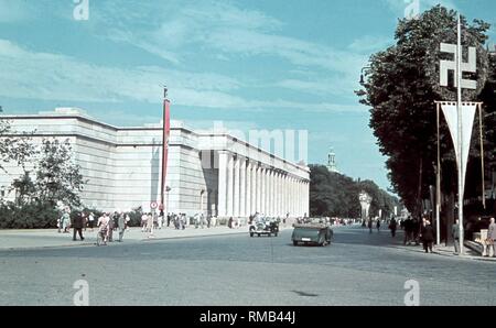 La Haus der Kunst in Prinzregentenstrasse. Foto Stock