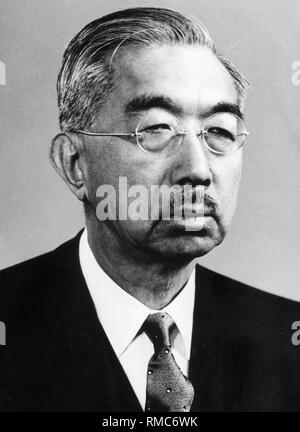 Hirohito, Imperatore del Giappone. Immagine non datata, probabilmente negli anni sessanta. Foto Stock