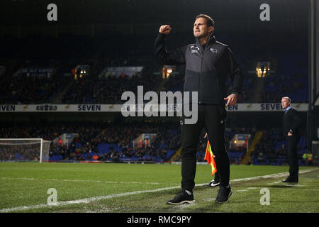 Manager di Derby County, Frank Lampard celebra l'apertura obiettivo da Tom Lawrence di Derby County - Ipswich Town v Derby County, Sky scommessa Championsh Foto Stock