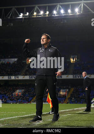 Manager di Derby County, Frank Lampard celebra l'apertura obiettivo da Tom Lawrence di Derby County - Ipswich Town v Derby County, Sky scommessa Championsh Foto Stock
