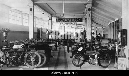 International Motor Show, motocicli, Torino, Piemonte, Italia 1910 Foto Stock