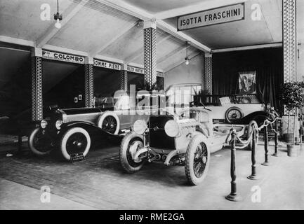 International Motor Show, Isotta Fraschini, Torino, Piemonte, Italia 1910-20 Foto Stock