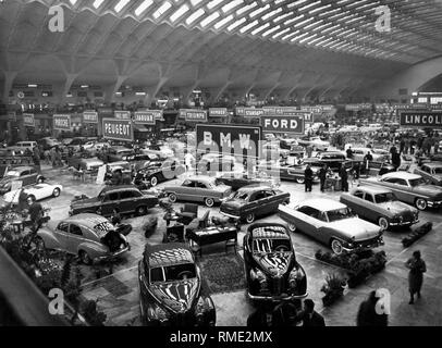 Motor Show, TORINO, PIEMONTE, ITALIA 1955 Foto Stock