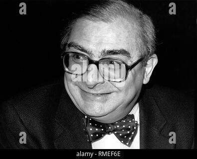 Ritratto del regista francese Claude Chabrol. Foto Stock