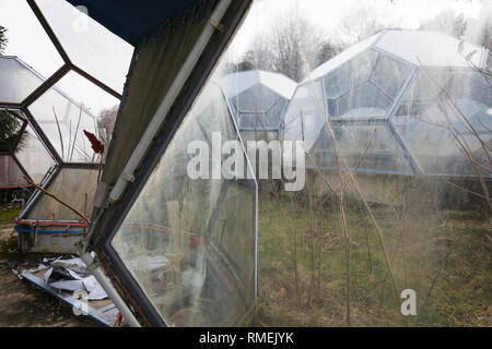 Serre abbandonate a derelitti urbex posizione in Germania Foto Stock