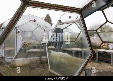 Serre abbandonate a derelitti urbex posizione in Germania Foto Stock