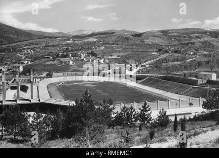 XXVIII ottobre Stadium, l'aquila, Abruzzo, Italia, 1920-30 Foto Stock