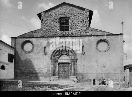 Chiesa di san Domenico, l'aquila, Abruzzo, Italia, 1910-20 Foto Stock