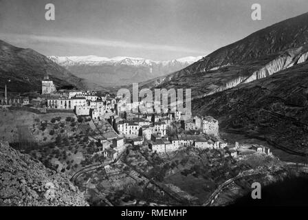 Anversa, l'aquila, Abruzzo, Italia, 1920-30 Foto Stock