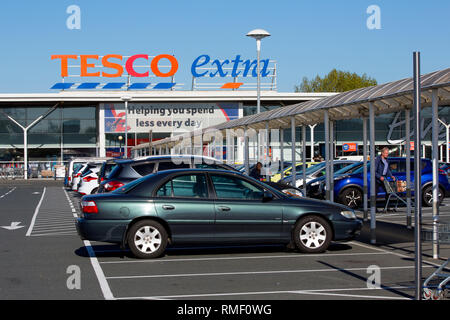 Tesco, Extra, Westridge, Ryde, Isle of Wight, England, Regno Unito Foto Stock