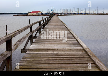 Porta Waccurballig, Mar Baltico, Anglia, Schleswig-Holstein, Germania, Europa Foto Stock