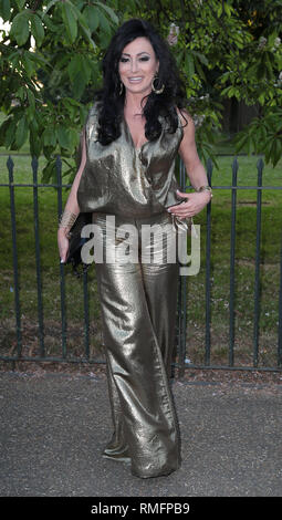 Londra, UK, 1 luglio 2014 Nancy dell'olio assiste l annuale condotto a serpentina Summer Party presso la Galleria della Serpentina Foto Stock