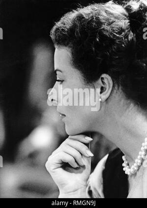 Gudrun Landgrebe, attrice, in Germania. Foto Stock