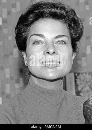 Gudrun Landgrebe, attrice, in Germania. Foto Stock