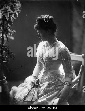 La principessa di Hesse dal Reno, la Gran Duchessa Elizabeth Fyodorovna della Russia (1864-1918). Argento Fotografia di gelatina Foto Stock