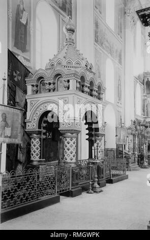 Minin la tomba nella cattedrale di Nizhny Novgorod Cremlino. Foto di albumina Foto Stock