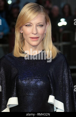 Oct 14, 2015 - Londra, Inghilterra, Regno Unito - "Carol' proiezione a 59th BFI London Film Festival di Odeon Leicester Square - tappeto rosso arrivi la foto mostra: Foto Stock