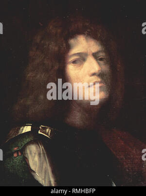 Giorgione (1477 - 1510), pittore italiano artista. Autoritratto Foto Stock