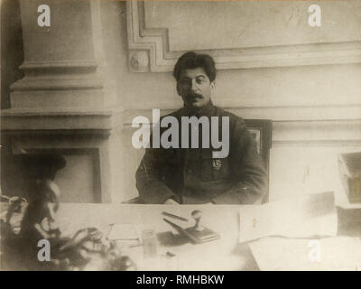 Il segretario generale del Partito Comunista della Russia Comitato Centrale Joseph Stalin. Fotografia Foto Stock