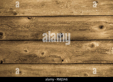 Vintage legno stagionato fienile schierata sullo sfondo Foto Stock