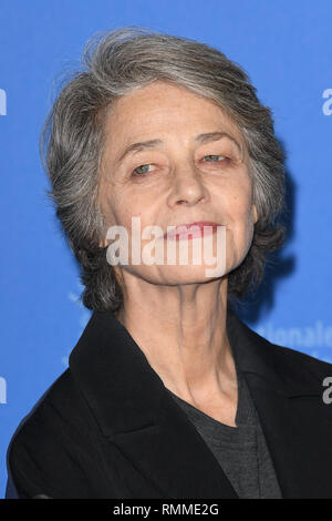 Charlotte Rampling assiste la Hommage Charlotte Rampling photocall durante la sessantanovesima Berlinale Festival Internazionale del Film. 14.02.19 © Paul Treadway Foto Stock