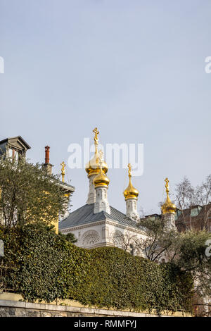 La chiesa Russa, Ginevra, Ginevra, Svizzera Foto Stock